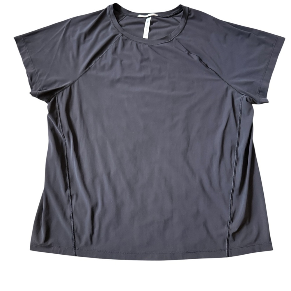 Athleta Women's Black Performance Short-Sleeve Tee Size L